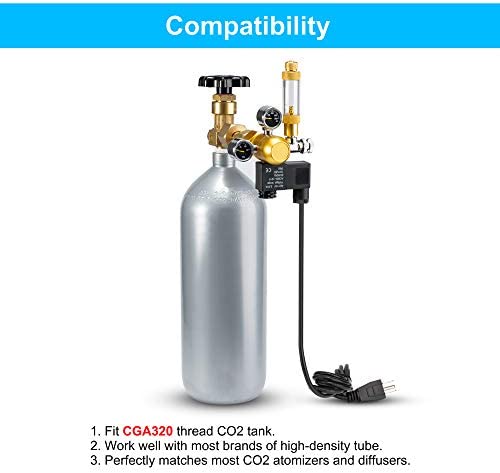 Las mejores ofertas en Todos los tipos de agua Equipo CO2 Acuario Regulador  de CO2
