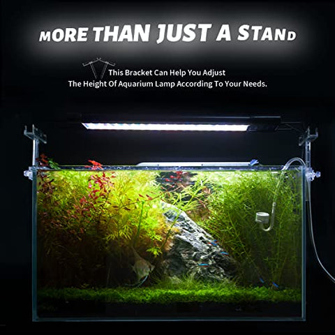 Los soportes ajustables Smart LED de luz de tanque de peces de